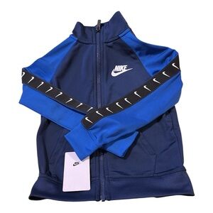 Boys Nike Zip Up Track Jacket, Blue, NWT, sz 5